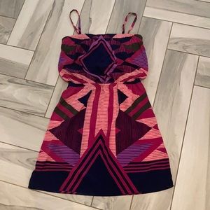 Express sundress in geometric print pattern size M